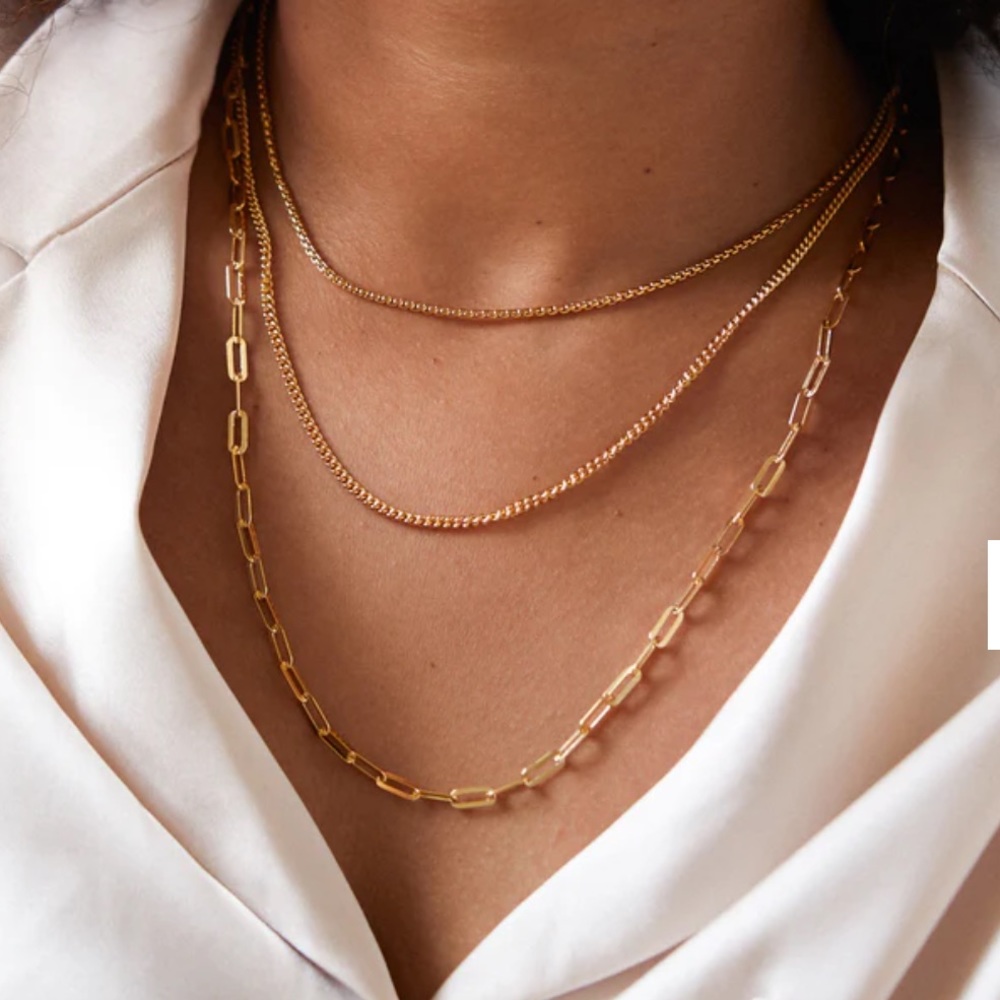 Rellery chunky Paperclip necklace